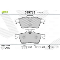 Brake pads for disc brakes