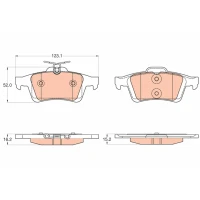 Brake pads for disc brakes