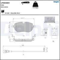 Brake pads for disc brakes