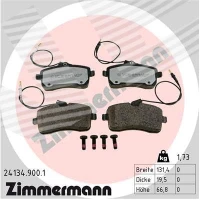 Brake pads for disc brakes