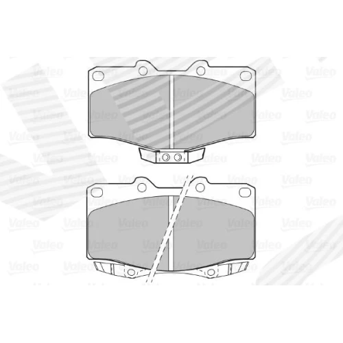 BRAKE PADS FOR DISC BRAKES - 1