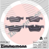 Brake pads for disc brakes