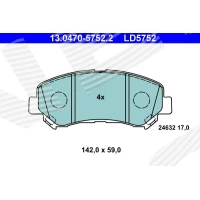 Brake pads for disc brakes