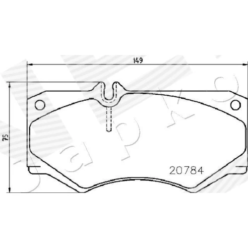 BRAKE PADS FOR DISC BRAKES - 1