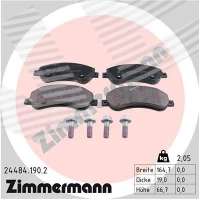 Brake pads for disc brakes