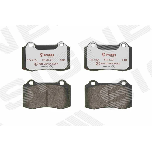 BRAKE PADS FOR DISC BRAKES - 1