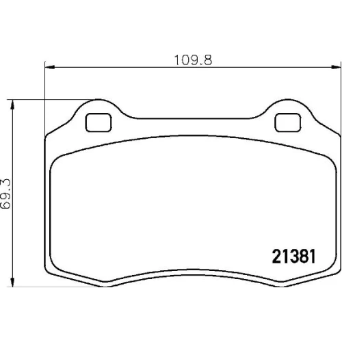 BRAKE PADS FOR DISC BRAKES - 0