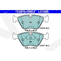 Brake pads for disc brakes