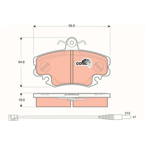 BRAKE PADS FOR DISC BRAKES - 0