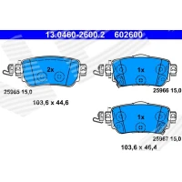 Brake pads for disc brakes