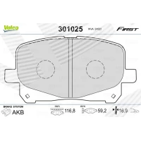 Brake pads for disc brakes