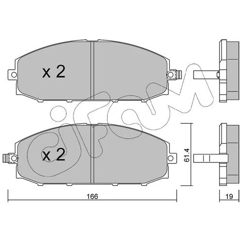 BRAKE PADS FOR DISC BRAKES - 0