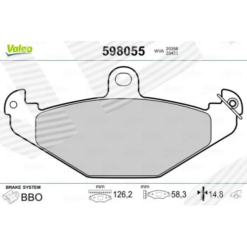 BRAKE PADS FOR DISC BRAKES - 0