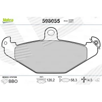 Brake pads for disc brakes