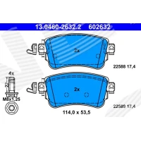 Brake pads for disc brakes