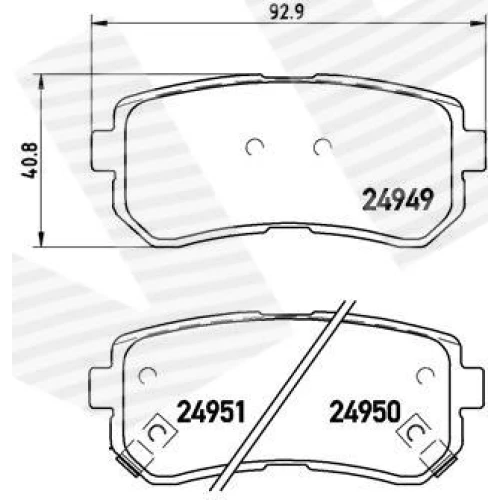 BRAKE PADS FOR DISC BRAKES - 0