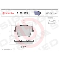 Brake pads for disc brakes