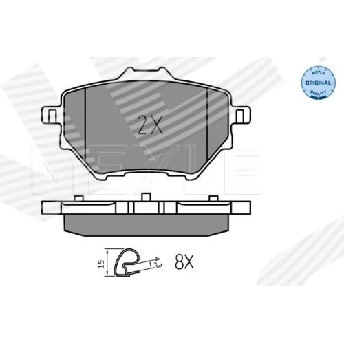 BRAKE PADS FOR DISC BRAKES - 0