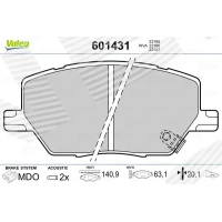 Brake pads for disc brakes