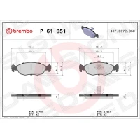 Brake pads for disc brakes