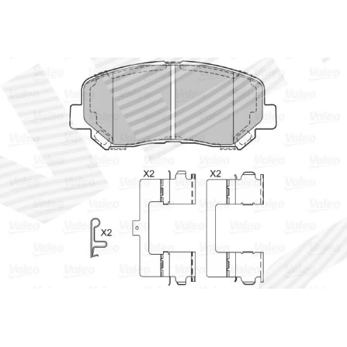 BRAKE PADS FOR DISC BRAKES - 1