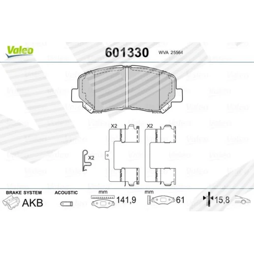 BRAKE PADS FOR DISC BRAKES - 0