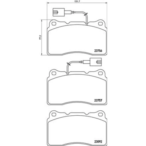 BRAKE PADS FOR DISC BRAKES - 0