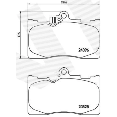 BRAKE PADS FOR DISC BRAKES - 0