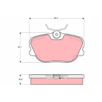 Brake pads for disc brakes