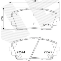 Brake pads for disc brakes