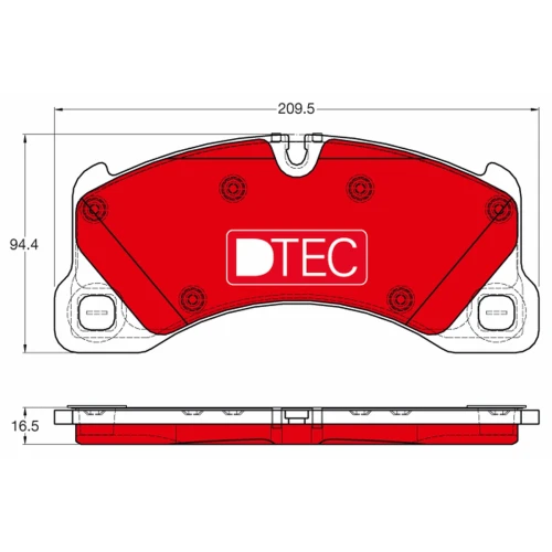 BRAKE PADS FOR DISC BRAKES - 0