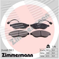 Brake pads for disc brakes