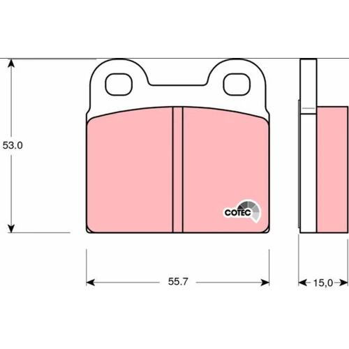 BRAKE PADS FOR DISC BRAKES - 0