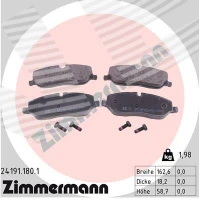 Brake pads for disc brakes