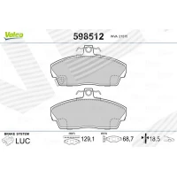 Brake pads for disc brakes