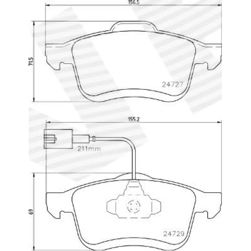 BRAKE PADS FOR DISC BRAKES - 0