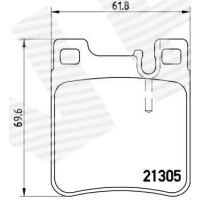 Brake pads for disc brakes