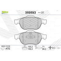 Brake pads for disc brakes