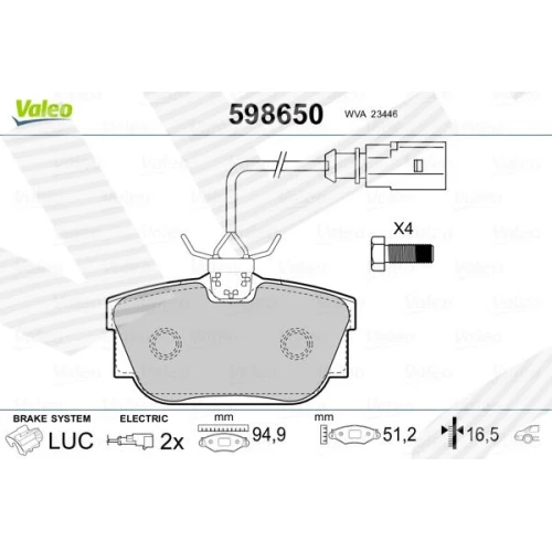 BRAKE PADS FOR DISC BRAKES - 0