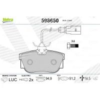 Brake pads for disc brakes