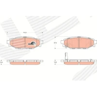 Brake pads for disc brakes