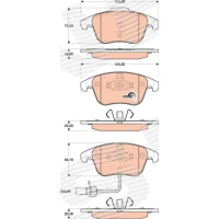 BRAKE PADS FOR DISC BRAKES