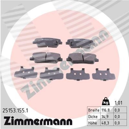 BRAKE PADS FOR DISC BRAKES - 0