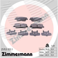 Brake pads for disc brakes