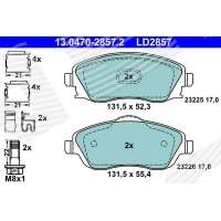 Brake pads for disc brakes