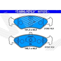 Brake pads for disc brakes