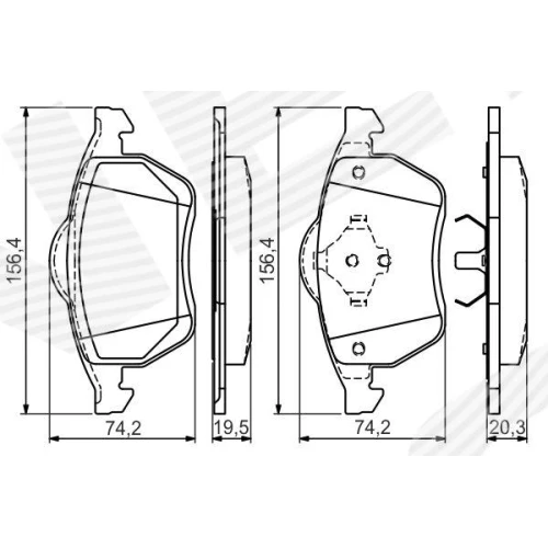 BRAKE PADS FOR DISC BRAKES - 0