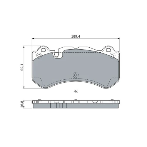 BRAKE PADS FOR DISC BRAKES - 6