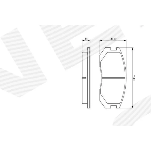 BRAKE PADS FOR DISC BRAKES - 4