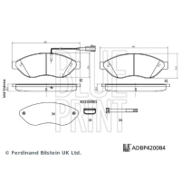 Brake pads for disc brakes